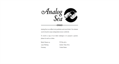 Desktop Screenshot of analogsea.com